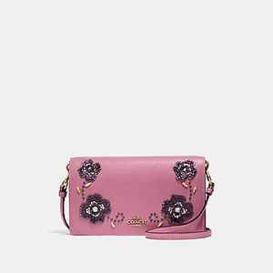 (NWOT) Coach Hayden Rose Foldover Crossbody Clutch